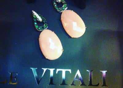 Le Vitali #gioielli #oro #designer #orecchini#roma #via dell orso 69/61#opale